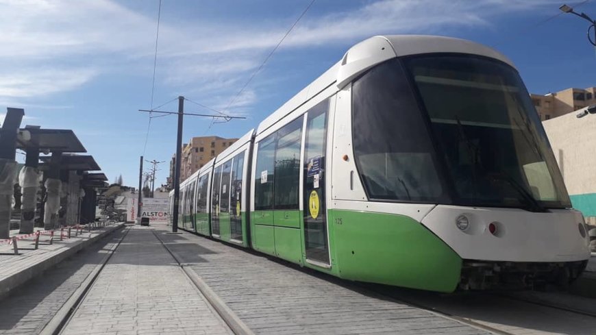 Le consortium Alstom – Cosider Travaux Publics procède au premier essai dynamique du tramway de Constantine en Algérie